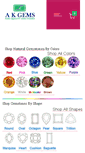 Mobile Screenshot of akgems.in